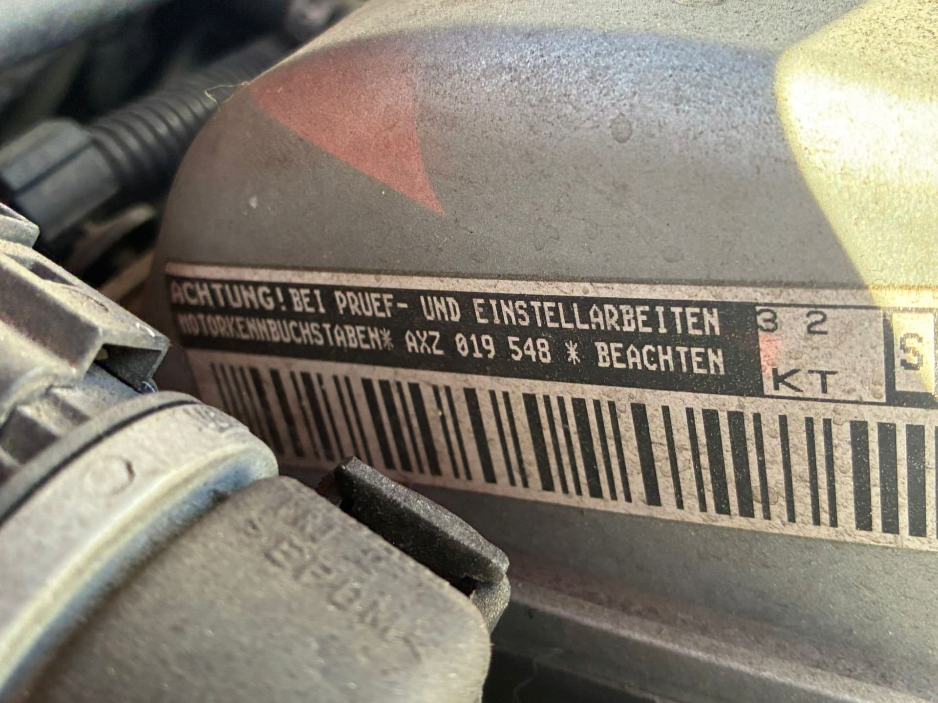 Moteur AXZ pour Volkswagen Passat 3.2 Petrol